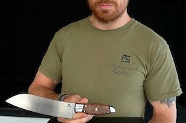 Knives Uk Show winning knife...a Santoku kitchen knife in RWL34
